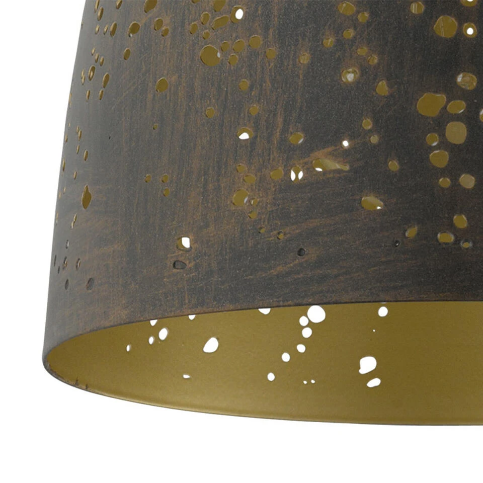 EGLO Hanglamp Safi 3-lichts - Bruin/goud 3 EGLO Hanglamp Safi 3-lichts - Bruin/goud - Afbeelding 3