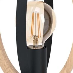 EGLO Tafellamp Basildon - Zwart/bruin 6 EGLO Tafellamp Basildon - Zwart/bruin -Eglo 81028701 0300