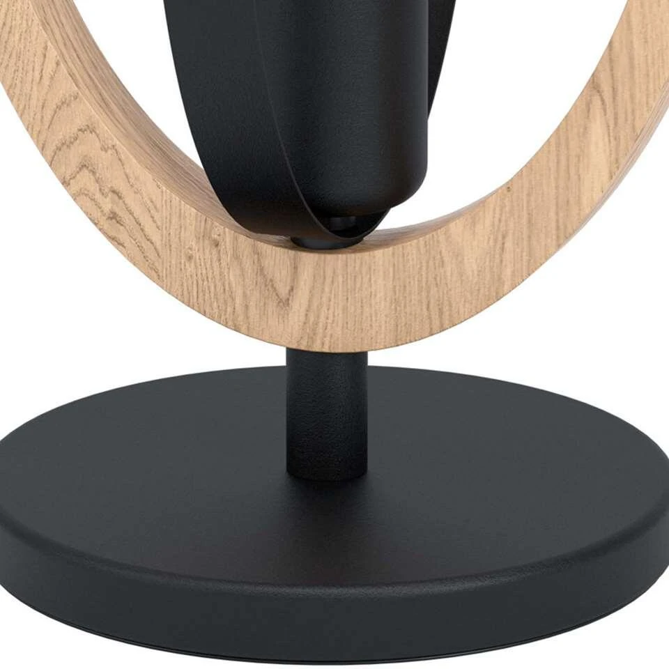 EGLO Tafellamp Basildon - Zwart/bruin 4 EGLO Tafellamp Basildon - Zwart/bruin - Afbeelding 4