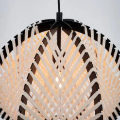 EGLO Waverton Hanglamp - E27 - Ø 48 Cm - Zwart/Wit - Textiel 12 EGLO Waverton Hanglamp - E27 - Ø 48 Cm - Zwart/Wit - Textiel -Eglo 9ccf268f2f8c48a4978ab863b420ca99