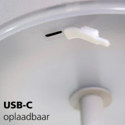 EGLO Mannera-L Staande Lamp - USB-C - H 140 Cm - Grijs -Eglo accbfdec28d04f03815540dfd64223a9