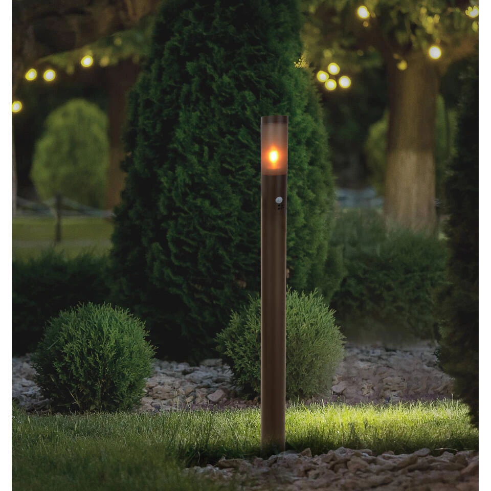 EGLO Helsinki Sokkellamp - E27 - 110 Cm - Bruin 2 EGLO Helsinki Sokkellamp - E27 - 110 Cm - Bruin - Afbeelding 2