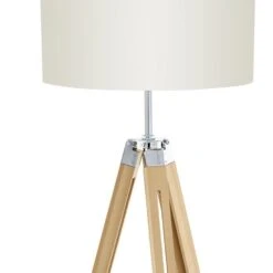 EGLO Lantada Vloerlamp - E27 - 143 Cm - Natuur/Beige -Eglo cbfa9ae10e2942939da3b8294c2de3e0