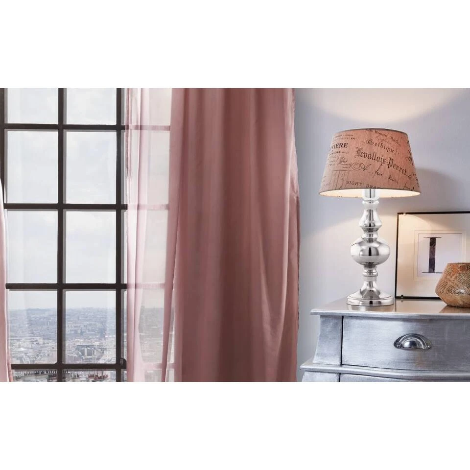 EGLO Bedworth Tafellamp - E27 - 12 Cm - Nikkelmat 2 EGLO Bedworth Tafellamp - E27 - 12 Cm - Nikkelmat - Afbeelding 2