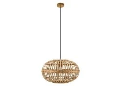 EGLO Hanglamp AMSFIELD - Rotan Hout
