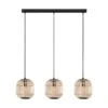 EGLO Hanglamp BORDESLEY - Hout Natuur Hout