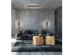 EGLO Wandlamp BOYAL - Zwart/Bruin Bruin -Eglo eglo boyal 60878