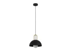 EGLO Hanglamp CALMANERA 1x - Zwart/goud Zwart