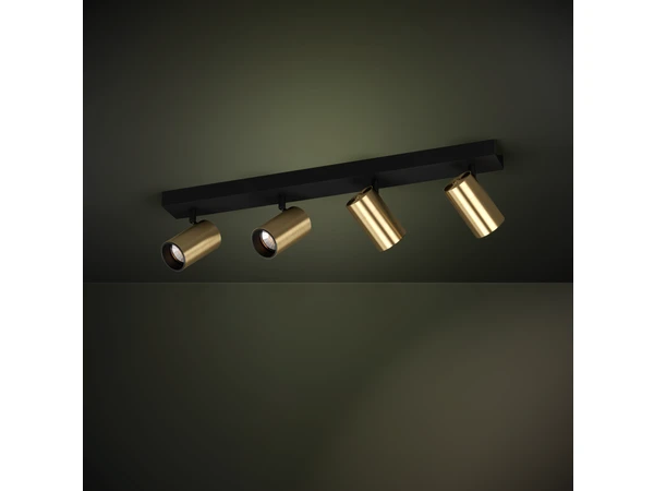 EGLO Plafondspots 4x CUMARIBO - Goud 2 EGLO Plafondspots 4x CUMARIBO - Goud - Afbeelding 2