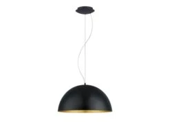 EGLO Hanglamp GAETANO 1 - Zwart/goud Zwart