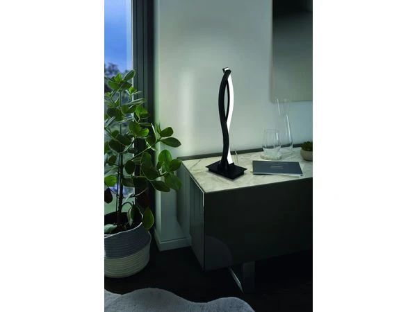 EGLO Tafellamp LASANA 3 - Zwart Zwart 2 EGLO Tafellamp LASANA 3 - Zwart Zwart - Afbeelding 2