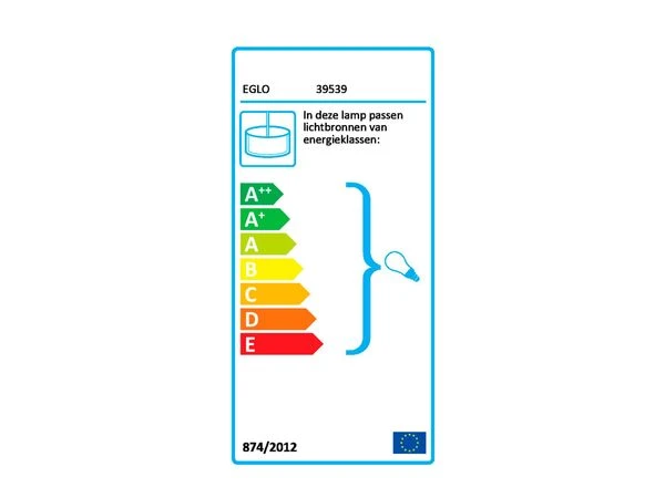 EGLO Hanglamp POLVERARA - Amber/zwart Glas 2 EGLO Hanglamp POLVERARA - Amber/zwart Glas - Afbeelding 2