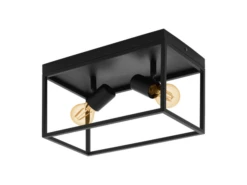 EGLO Plafondlamp SILENTINA - Zwart Zwart
