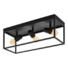 EGLO Plafondlamp SILENTINA - Zwart Zwart