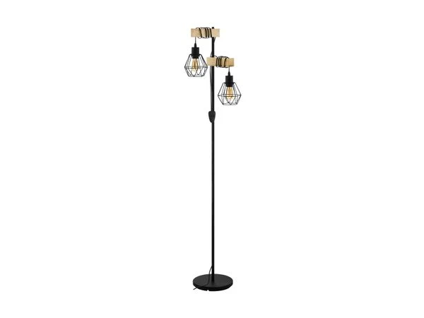 EGLO Vloerlamp TOWNSHEND 5 - Zwart Zwart 1 EGLO Vloerlamp TOWNSHEND 5 - Zwart Zwart