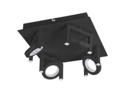 EGLO Spot TRASTANELLO 4x - Zwart Zwart