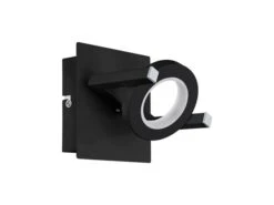 EGLO Spot TRASTANELLO 1x - Zwart Zwart