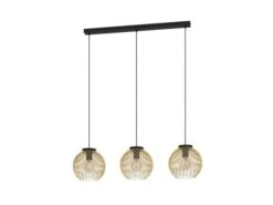 EGLO Hanglamp VENEZUELA - Zwart/Goud Zwart