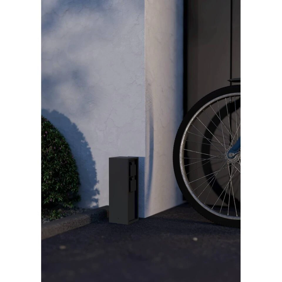 EGLO Park5 Stopcontact Zuil Buiten - 30 Cm - Antraciet 2 EGLO Park5 Stopcontact Zuil Buiten - 30 Cm - Antraciet - Afbeelding 2